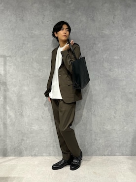 「NANO universe（ナノユニバース）のアイテム」を使った、daisukeさん（メンズ・170cm）の夏コーディネート