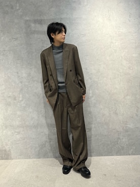 「アイテム（テーラードジャケット、その他）」を使った、daisukeさん（メンズ・170cm）の秋コーディネート
