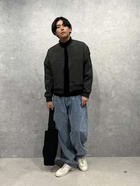 「NANO universe（ナノユニバース）のアイテム（ジャケット/アウター）」を使った、daisukeさん（メンズ・169cm）の冬コーディネート