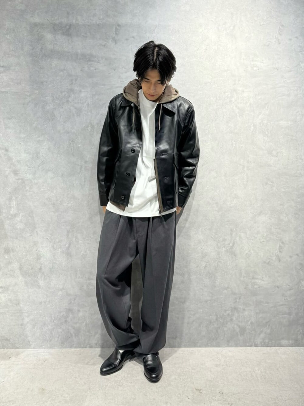 NANO universe（ナノユニバース）の「Schott/別注 LEATHER