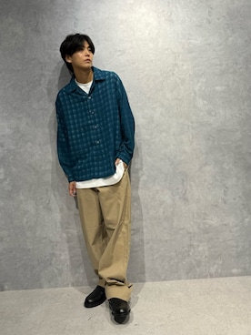 「NANO universe（ナノユニバース）のアイテム」を使った、daisukeさん（メンズ・170cm）の秋コーディネート