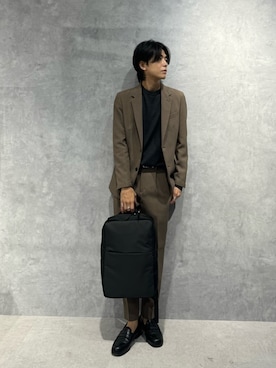 「アイテム（スーツセット）」を使った、daisukeさん（メンズ・170cm）の秋コーディネート