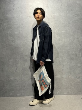 「アイテム（バックパック/リュック）」を使った、daisukeさん（メンズ・169cm）の冬コーディネート