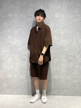 「NANO universe（ナノユニバース）のアイテム」を使った、daisukeさん（メンズ・169cm）の春コーディネート