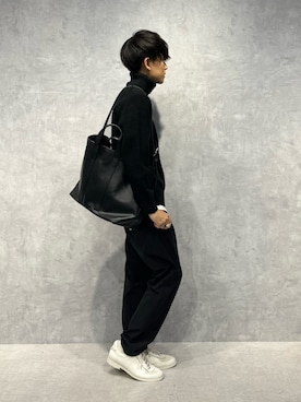 「アイテム（ニット/セーター）」を使った、daisukeさん（メンズ・169cm）の夏コーディネート