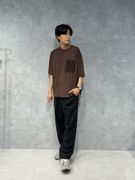 「NANO universe（ナノユニバース）のアイテム」を使った、daisukeさん（メンズ・170cm）の夏コーディネート