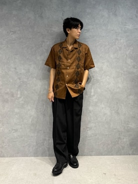 「NANO universe（ナノユニバース）のアイテム」を使った、daisukeさん（メンズ・170cm）の夏コーディネート