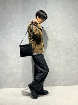 「NANO universe（ナノユニバース）のアイテム（ブルゾン）」を使った、daisukeさん（メンズ・169cm）の秋コーディネート