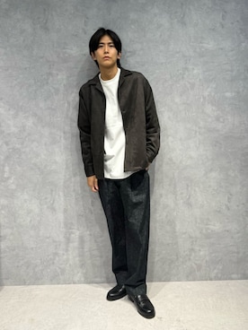 「NANO universe（ナノユニバース）のアイテム」を使った、daisukeさん（メンズ・170cm）の秋コーディネート