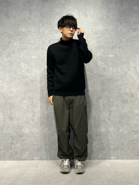 「アイテム（ニット/セーター）」を使った、daisukeさん（メンズ・169cm）の夏コーディネート