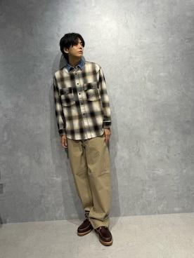 「アイテム（その他シューズ）」を使った、daisukeさん（メンズ・170cm）の秋コーディネート
