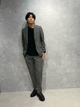 「アイテム（セットアップ）」を使った、daisukeさん（メンズ・170cm）の秋コーディネート
