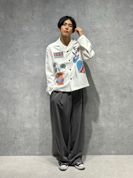 「NANO universe（ナノユニバース）のアイテム（ジャケット/アウター）」を使った、daisukeさん（メンズ・169cm）の冬コーディネート