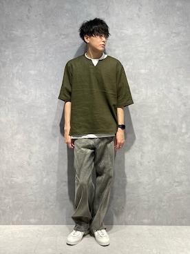 「GERMAN TRAINER（ジャーマントレーナー）のアイテム」を使った、daisukeさん（メンズ・169cm）の春コーディネート