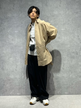 「ロングシャツ」｜daisukeさん（メンズ・169cm）の秋コーディネート