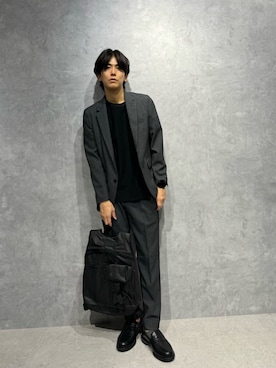 「アイテム（フォーマルスーツ/小物）」を使った、daisukeさん（メンズ・170cm）の秋コーディネート