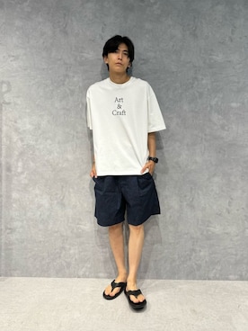 「NANO universe（ナノユニバース）のアイテム」を使った、daisukeさん（メンズ・170cm）の夏コーディネート