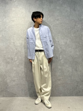 「NANO universe（ナノユニバース）のアイテム」を使った、daisukeさん（メンズ・169cm）の夏コーディネート