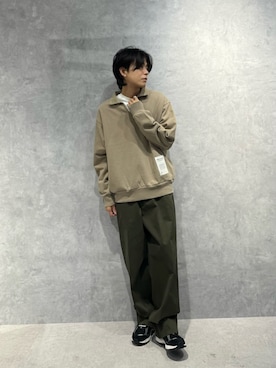 「NANO universe（ナノユニバース）のアイテム」を使った、daisukeさん（メンズ・170cm）の秋コーディネート