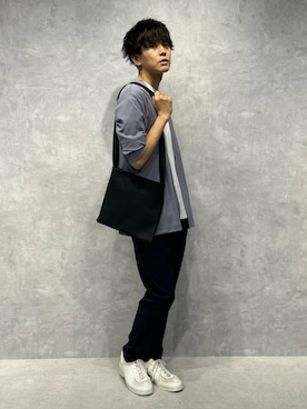「ITTI（イッチ）のアイテム」を使った、daisukeさん（メンズ・169cm）の夏コーディネート