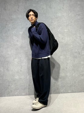「ITTI（イッチ）のアイテム」を使った、daisukeさん（メンズ・169cm）の秋コーディネート