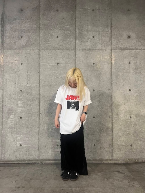 『別注』SENSE OF PLACE×JAWS　プリントT-SHIRTS/B