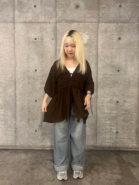 「KBF（ケイビーエフ）のアイテム」を使った、ミユさん（レディース・148cm）の夏コーディネート