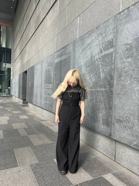 「SENSE OF PLACE by URBAN RESEARCH（センスオブプレイスバイアーバンリサーチ）のアイテム」を使った、ミユさん（レディース・148cm）の夏コーディネート