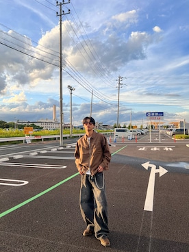 「アイテム（ブルゾン）」を使った、そらさん（メンズ・175cm・20代）の秋コーディネート