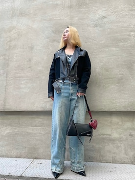 Desigual心斎橋STAFFさん（レディース・162cm）の冬コーディネート