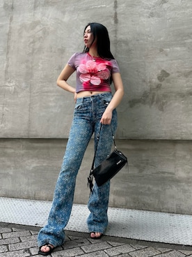 「トレンドコーデ」｜Desigual心斎橋STAFFさん（レディース・163cm）の春コーディネート