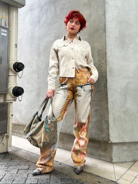 Desigual心斎橋STAFFさん（レディース・158cm）の春コーディネート