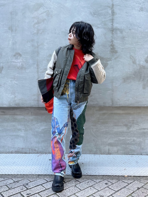 desigual ペイントデニム コラボ商品