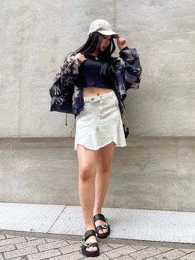 「y2k」｜Desigual心斎橋STAFFさん（レディース・163cm）の春コーディネート