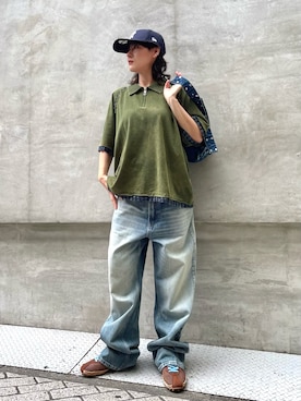 Desigual心斎橋STAFFさん(メンズ・160cm)の夏コーディネート