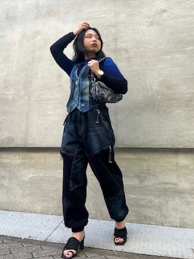 Desigual心斎橋STAFFさん（レディース・153cm）の冬コーディネート