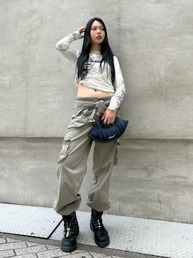 Desigual心斎橋STAFFさん(レディース・163cm)の夏コーディネート