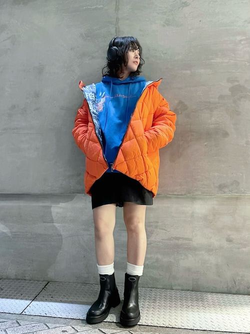 セール】GRANT パッド入りロングオーバーコート（ダウンジャケット