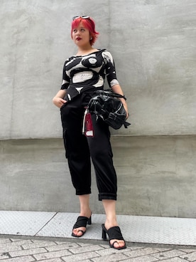 「Desigual（デシグアル）のアイテム」を使った、Desigual心斎橋STAFFさん（レディース・158cm）の夏コーディネート
