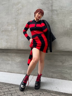 Desigual心斎橋STAFFさん（レディース・158cm）の冬コーディネート