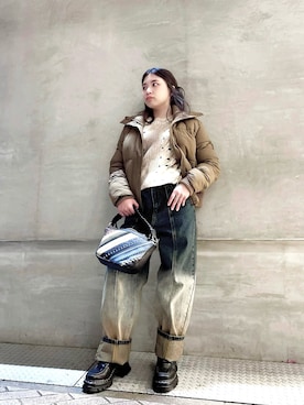 Desigual心斎橋STAFFさん(レディース・153cm)の冬コーディネート