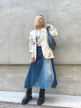 Desigual心斎橋STAFFさん（レディース・162cm）の冬コーディネート