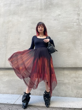 Desigual心斎橋STAFFさん(レディース・158cm)の冬コーディネート