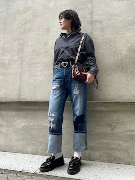 「Desigual（デシグアル）のアイテム」を使った、Desigual心斎橋STAFFさん（レディース・160cm）の春コーディネート