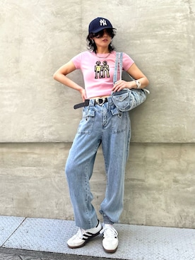 Desigual心斎橋STAFFさん(レディース・160cm)の夏コーディネート