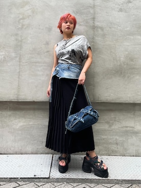 Desigual心斎橋STAFFさん（レディース・158cm）の秋コーディネート