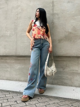 Desigual心斎橋STAFFさん（レディース・163cm）の春コーディネート