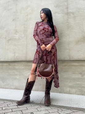 Desigual心斎橋STAFFさん（レディース・163cm）の秋コーディネート