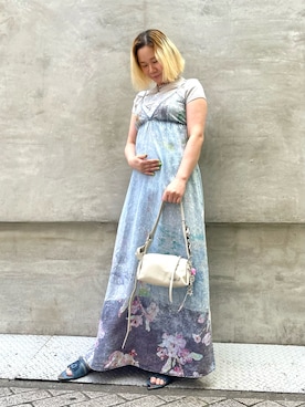 「Desigual（デシグアル）のアイテム」を使った、Desigual心斎橋STAFFさん（レディース・162cm）の夏コーディネート