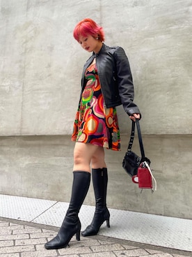「Desigual（デシグアル）のアイテム」を使った、Desigual心斎橋STAFFさん（レディース・158cm）の夏コーディネート